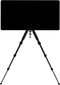 NOT A DESK Zwart tripod bureau L - MDF gerecycleerd hout - Made In Belgium - compact bureau - in hoogte en helling verstelbaar - mobiel zit sta bureau - draagbaar kantoor - multifunctioneel