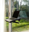 NOT A DESK Zwart zwevende bureau S - MDF hout - Made in Belgium - compact bureau - in hoogte en helling verstelbaar - mobiel zit sta bureau - draagbaar kantoor - multifunctioneel