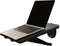 NOT A DESK Zwart zwevende bureau S - MDF hout - Made in Belgium - compact bureau - in hoogte en helling verstelbaar - mobiel zit sta bureau - draagbaar kantoor - multifunctioneel
