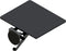 NOT A DESK Zwart zwevende bureau S - MDF hout - Made in Belgium - compact bureau - in hoogte en helling verstelbaar - mobiel zit sta bureau - draagbaar kantoor - multifunctioneel