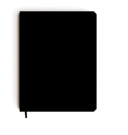 Notbk de kempen ashblack 171x220 lijn 192pag zwart
