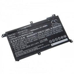 Notebook accu 3600mAh 11.55V Li-Ion als vervanging voor Asus 0B200-02960000, 0B200-02960400, B31N1732