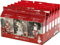 Notenkraker, kerstman en ballerina, 18 sets