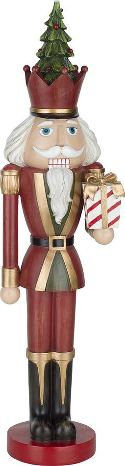 Notenkraker met geschenk - Kerstversiering - Tafeldecoratie - Interieur