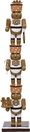 Notenkraker vuren l12b11h50 cm bruin