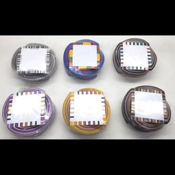 Notitieblok spiraal gelijmd ass. 5x12cm