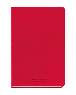 Notitieboek aurora capri a5 192blz lijn 80gr rood