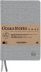 Notitieboek aurora ocean a5 192blz lijn 80gr grijs | 4 stuks