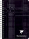 Notitieboek Clairfontaine spiraal 95x140mm lijn assorti | 5 stuks