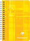 Notitieboek Clairfontaine spiraal 95x140mm lijn assorti | 5 stuks