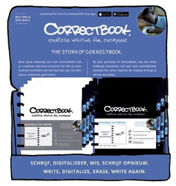 Notitieboek correctbook a5 lijn 40blz assorti | 20 stuks