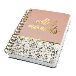 Notitieboek Jolie Sweet Dots. Met extra veel pagina's - 2 stuks in verpakking