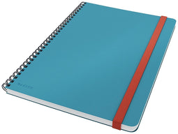 Notitieboek Leitz Cosy B5 lijn spiraal blauw | 5 stuks