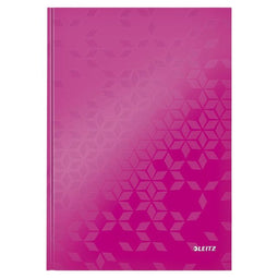 Notitieboek Leitz WOW A4 lijn roze | 6 stuks