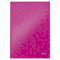 Notitieboek Leitz WOW A4 lijn roze | 6 stuks
