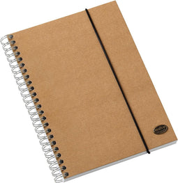 Notitieboek Multo Kraft Line A5 140blz spiraal lijn | 2 stuks