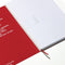 Notitieboek Octàgon DUNNO A5 135x200mm dots rood