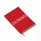 Notitieboek Octàgon DUNNO A5 135x200mm dots rood