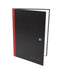 NOTITIEBOEK OXFORD BLACK AND RED A4 96VEL GELINIEERD ASS.
