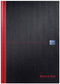 Notitieboek Oxford Black n' Red A4 96vel blanco zwart | 5 stuks