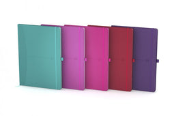 Notitieboek Oxford Signature B5 lijn Bright assorti