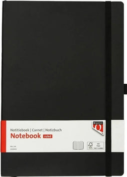 Notitieboek quantore a4 flex lijn 192blz 80gr zw | 3 stuks