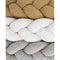 NOUBY CREME tressé de lit 3 brins bouclette