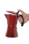 Italiaanse Koffiepot JATA HCAF2012 * Rood Aluminium (12 Koppar)