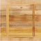 vidaXL - Tafelblad - vierkant - 90x90x2,5 - cm - massief - ruw - mangohout