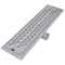 vidaXL - Doucheafvoer - rechthoekig - golf - 530x140 - mm - roestvrij - staal