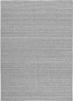 Nouveau Plain Light Grey Vloerkleed - 140x200 - Rechthoek - Laagpolig Tapijt - Industrieel - Grijs