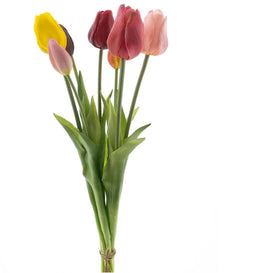 Nova nature - PSO Classic tulip bundle Sallyx7 mixed 47 cm kunstbloem