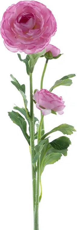 Nova nature - Ranunculus spray New Orleans pink 64 cm kunstbloem