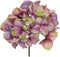 Nova Nature Zijden Kunstbloemen Hydrangea Hortensia Verenia Mauve 27 cm