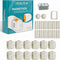Novalits - Magnetisch Kinderslot van 12 Sloten + 2 magneetsleutel met Sterke 3M Tape - Baby Beveilig
