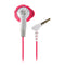 Yurbuds Inspire 400 - In-Ear Sport Oordopjes - MFI Afstandsbediening en Mic - Roze/Wit