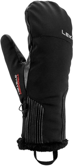 Leki Alpino Vallarta 3D - Handschoenen - Geitenleer Softshell - Zwart - Maat 8,5