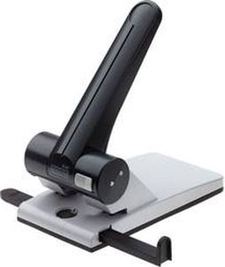 Novus B265 - Blok Perforator - 2 Gaats - Metaal- Inleg 65vel - Grijs Zwart