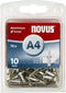 Novus Blindklinknagel A4 X 10mm, Alu SB, 70 st. - 045-0033