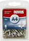 Novus Blindklinknagel A4 X 8mm, Alu SB, 70 st. - 045-0032