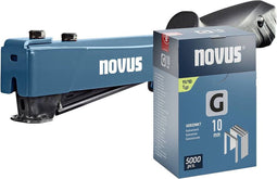 Novus Hamertacker J-044 - incl. 5000x Nieten met platte draad G 11/10mm