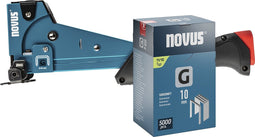 Novus Hamertacker J-055 - incl. 5000x Nieten met platte draad G 11/10mm