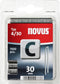 Novus Nieten C 4/30 mm - 1100 Stuks