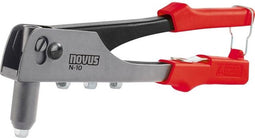 Novus Popnagel pistool set N-10 grijs en rood