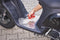 Novus Popnagel pistool set N-10 grijs en rood