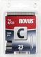 Novus Smalrug nieten C 4/23, 1100 st.
