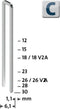 Novus Smalrug nieten C 4/23, 1100 st.