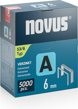 Novus Tools 042-0761 Nieten met fijn draad Type 53 5000 stuk(s) Afm. (l x b) 6 mm x 11.3 mm