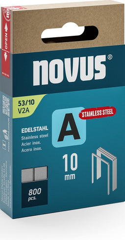 Novus Tools 042-0779 Nieten met fijn draad Type 53 800 stuk(s) Afm. (l x b) 10 mm x 11.3 mm