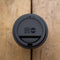 NOW Cup herbruikbare koffiebeker crème/zwart 12oz/340ml